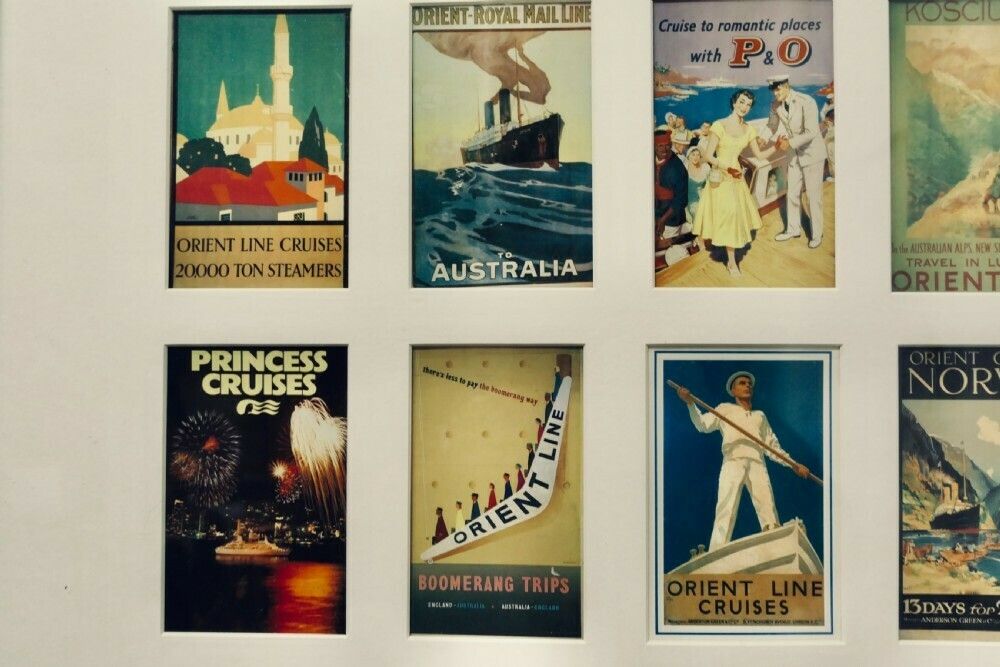 Travel Agent’s P&O Poster, Orient Cruse Lines Advertising photo 420.0