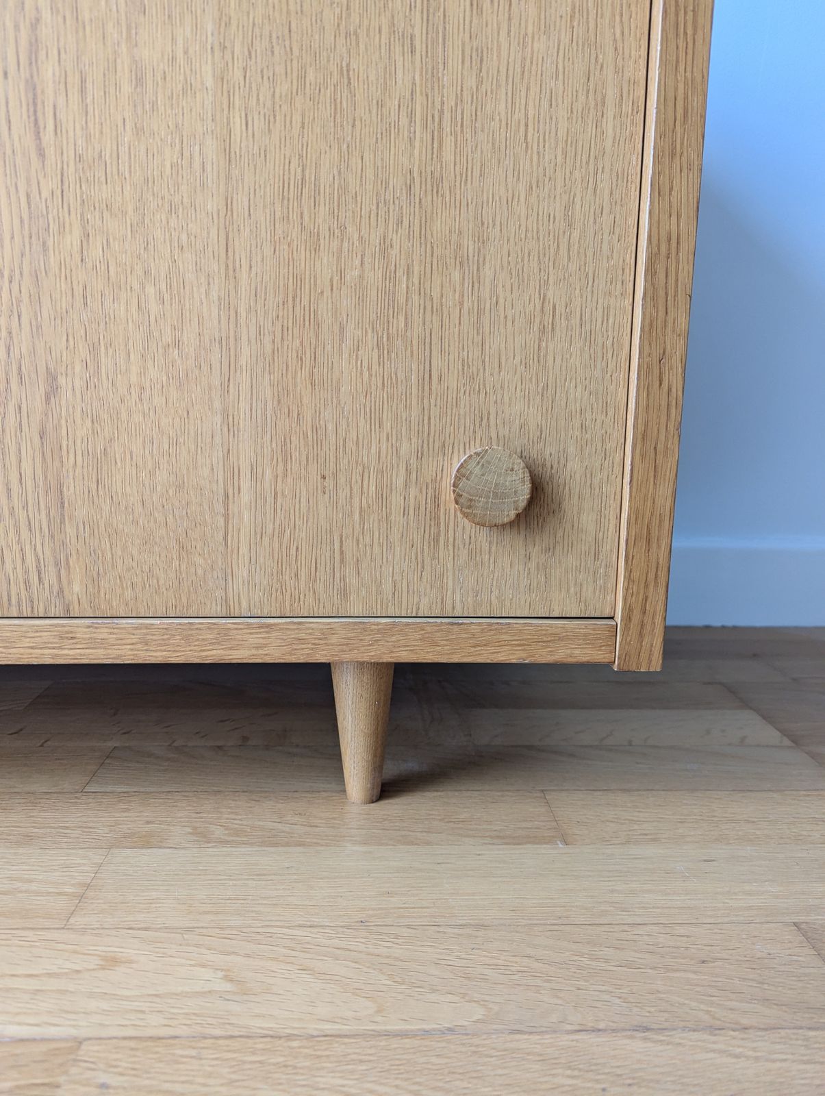 Mid Century Inspired Oak Tv Cabinet photo furniture