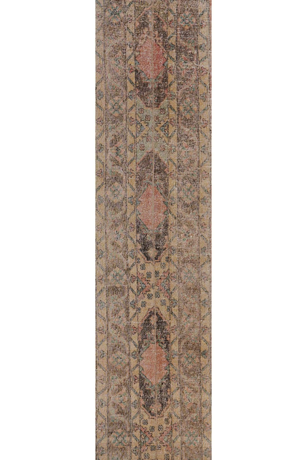 1960s Distressed Extra Long Turkish Runner Rug   Stair Rug 1'8'' X 24'' photo furniture