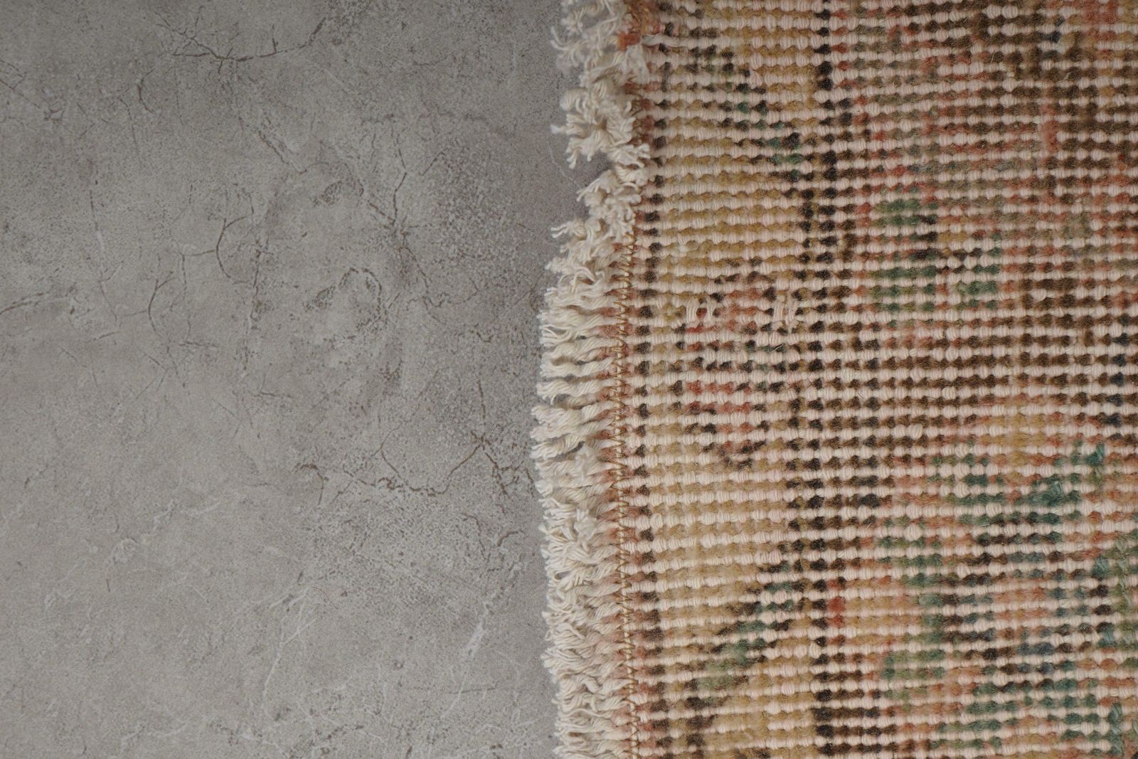1960s Distressed Extra Long Turkish Runner Rug   Stair Rug 1'8'' X 24'' photo vintage