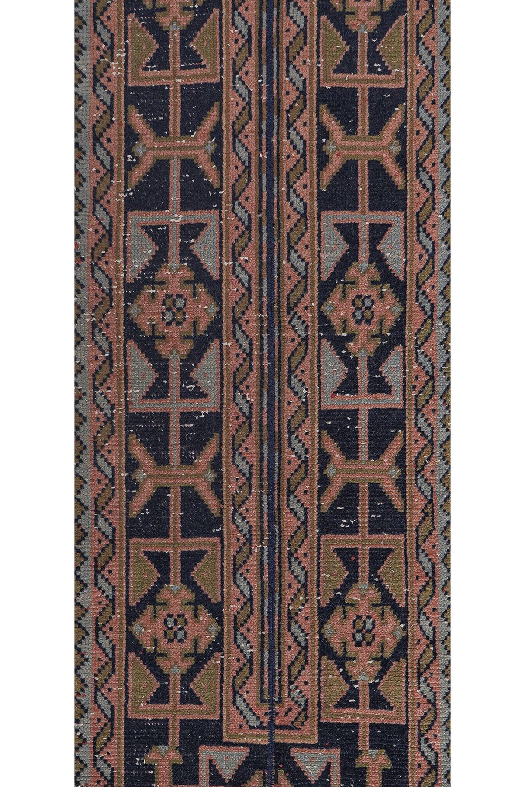 1960s Vintage Turkish Oushak Runner Rug 1'9'' X 21'9'' photo buy