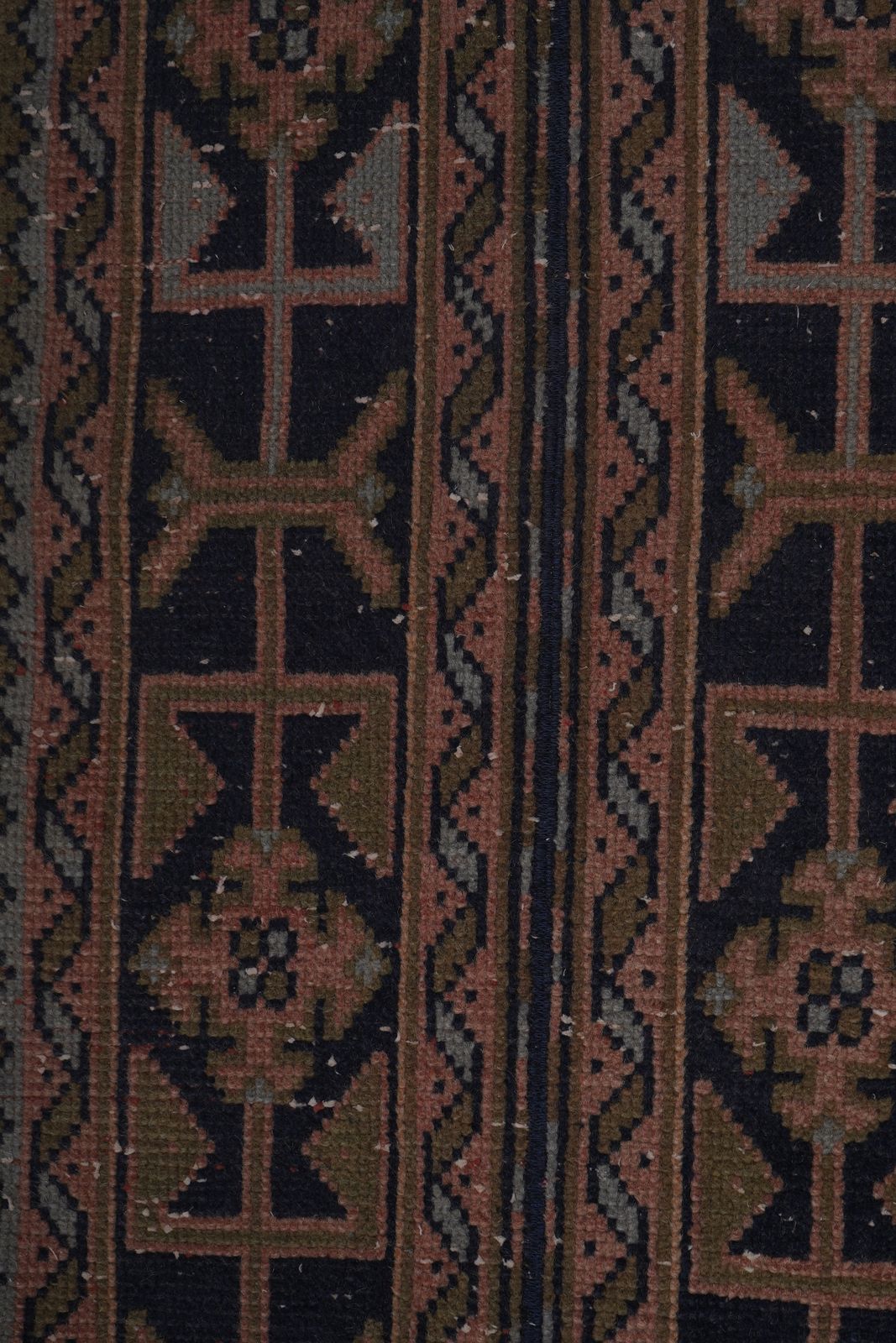 1960s Vintage Turkish Oushak Runner Rug 1'9'' X 21'9'' photo vintage