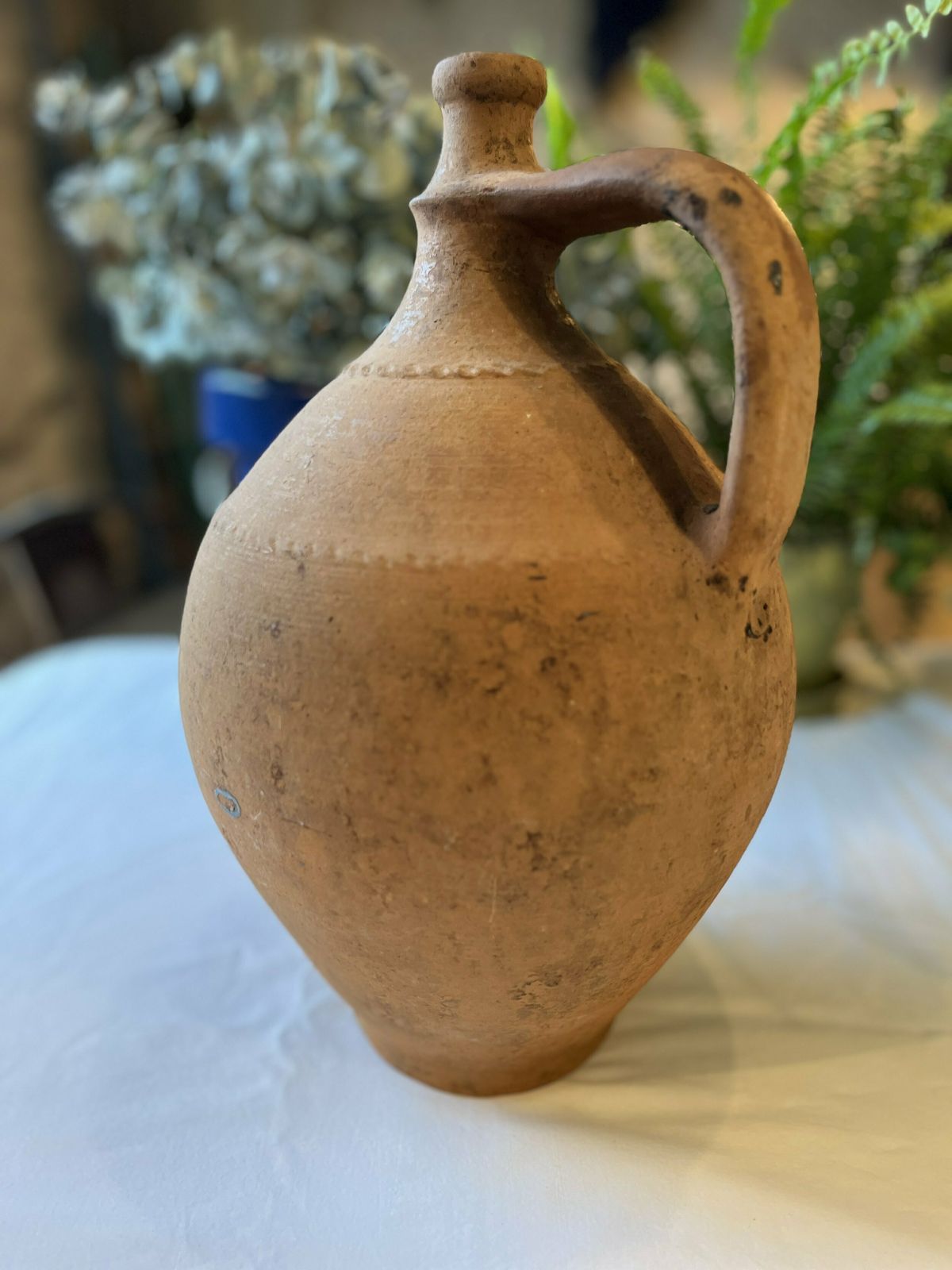 Hungarian/Eastern European Banded Terracotta Vessel