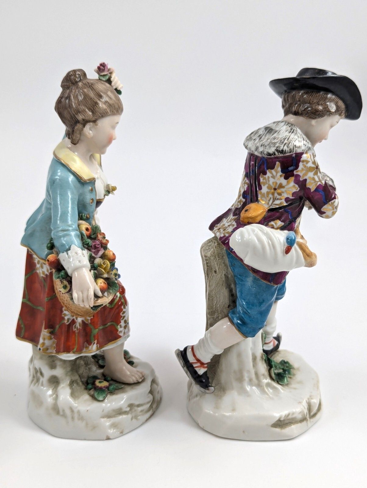 Antique Porcelain Figurines From The "Seasons" Series, Samson, 19th Century photo 400.0