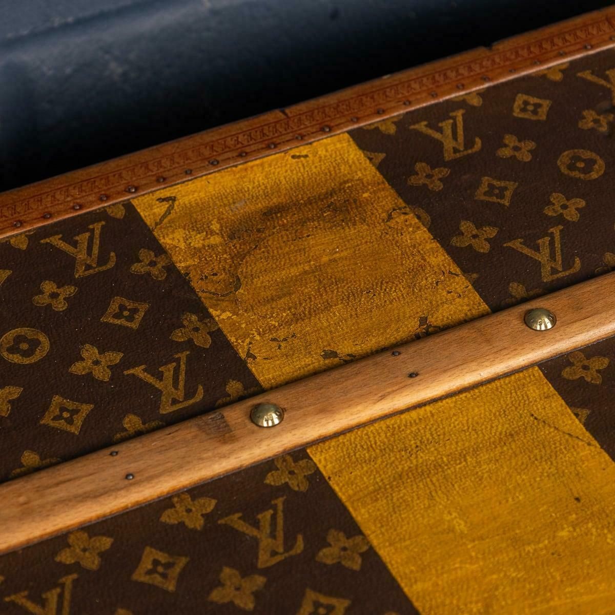 20th Century Louis Vuitton Courier Trunk In Monogram Canvas, France C.1930 photo furniture
