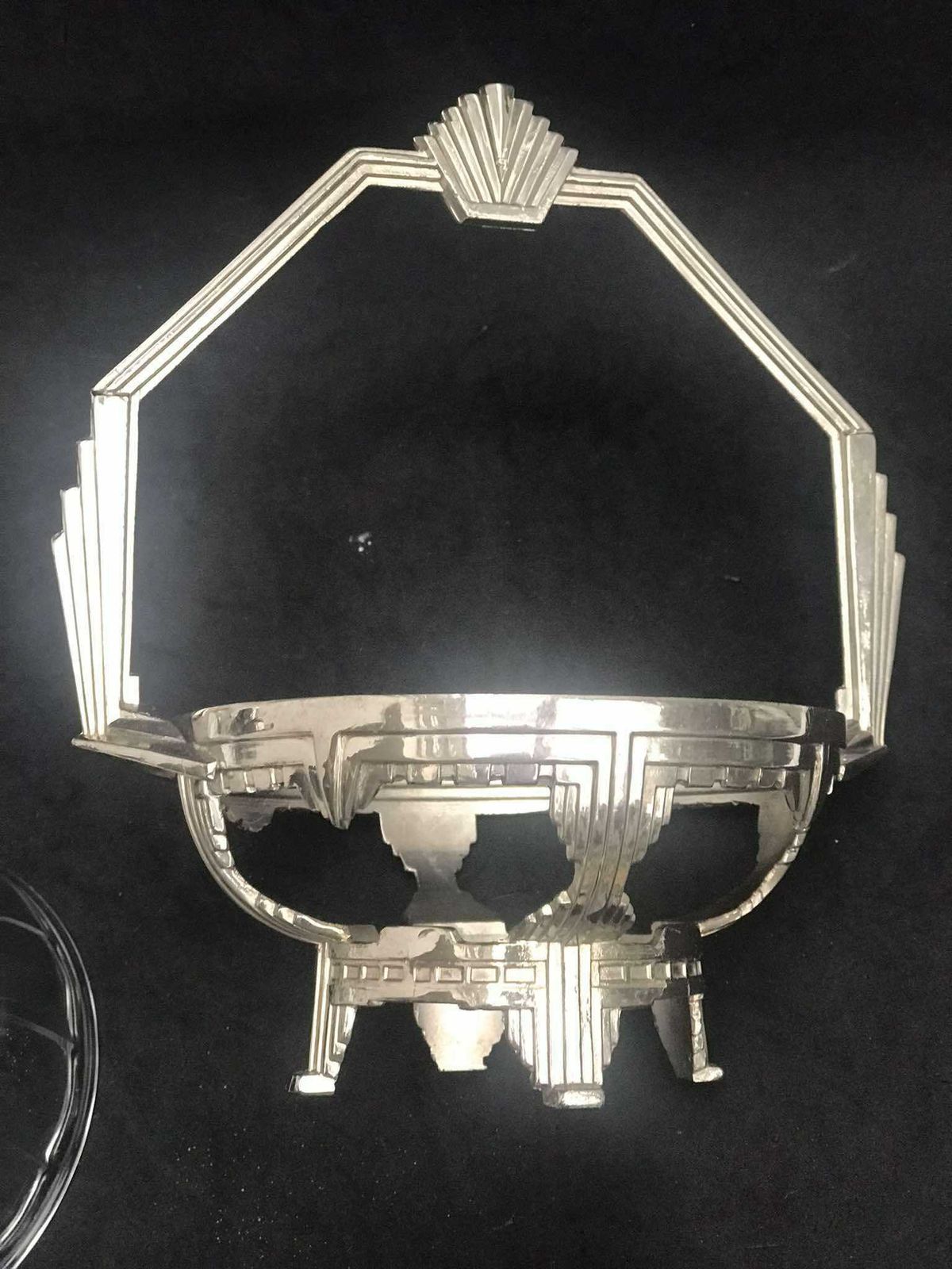 Botervloot Art Deco Kaviaar Verchroomd Metaal Ontbijtset Vintage Huwelijkscadeau Jam Schaaltje Snoepschaaltje Nootjesschaaltje photo buy