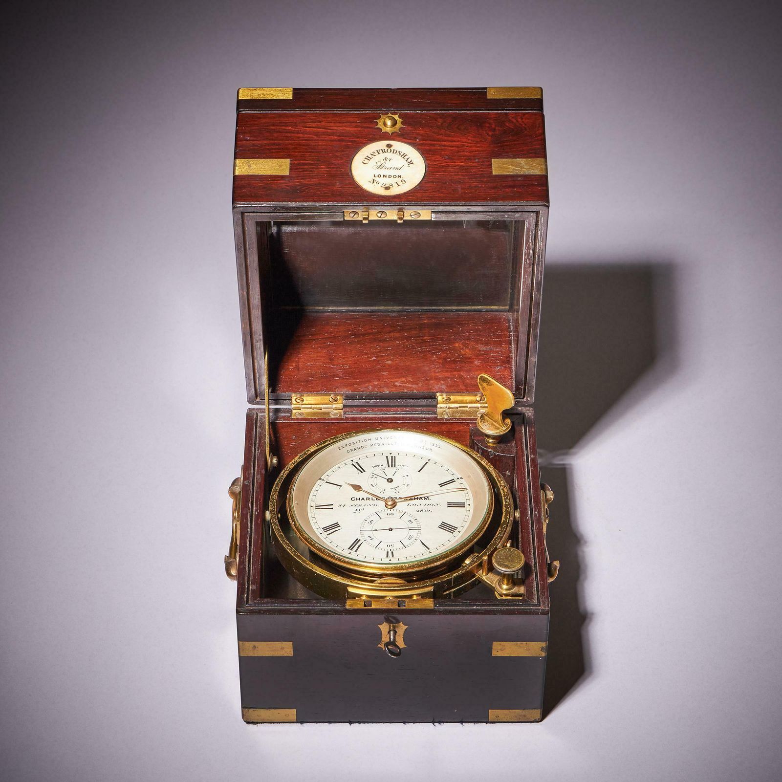 Fine Two Day Marine Chronometer Signed Charles Frodsham photo Home Decor