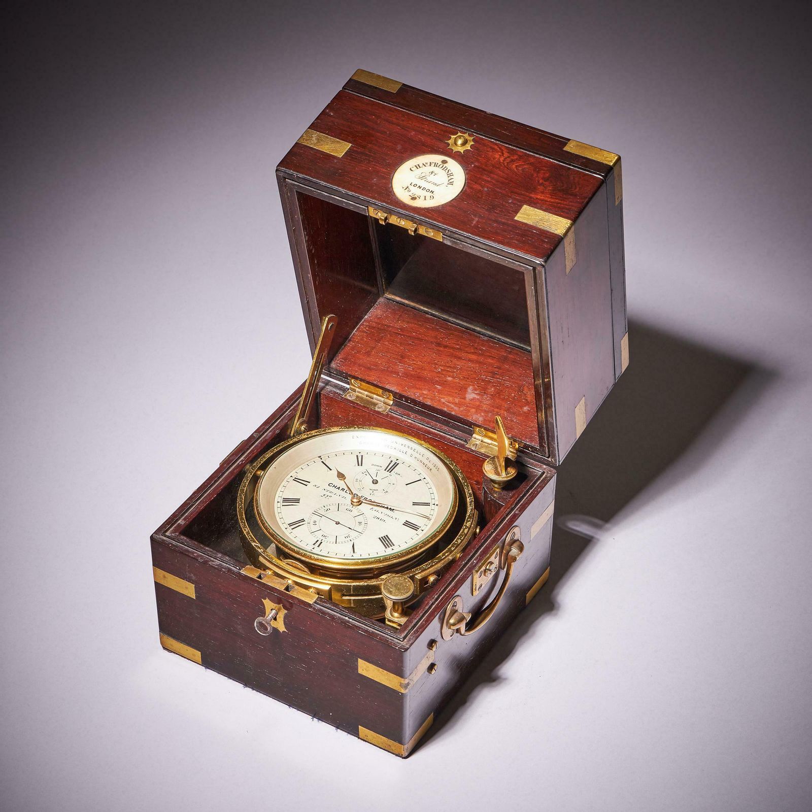Fine Two Day Marine Chronometer Signed Charles Frodsham photo 6500.0