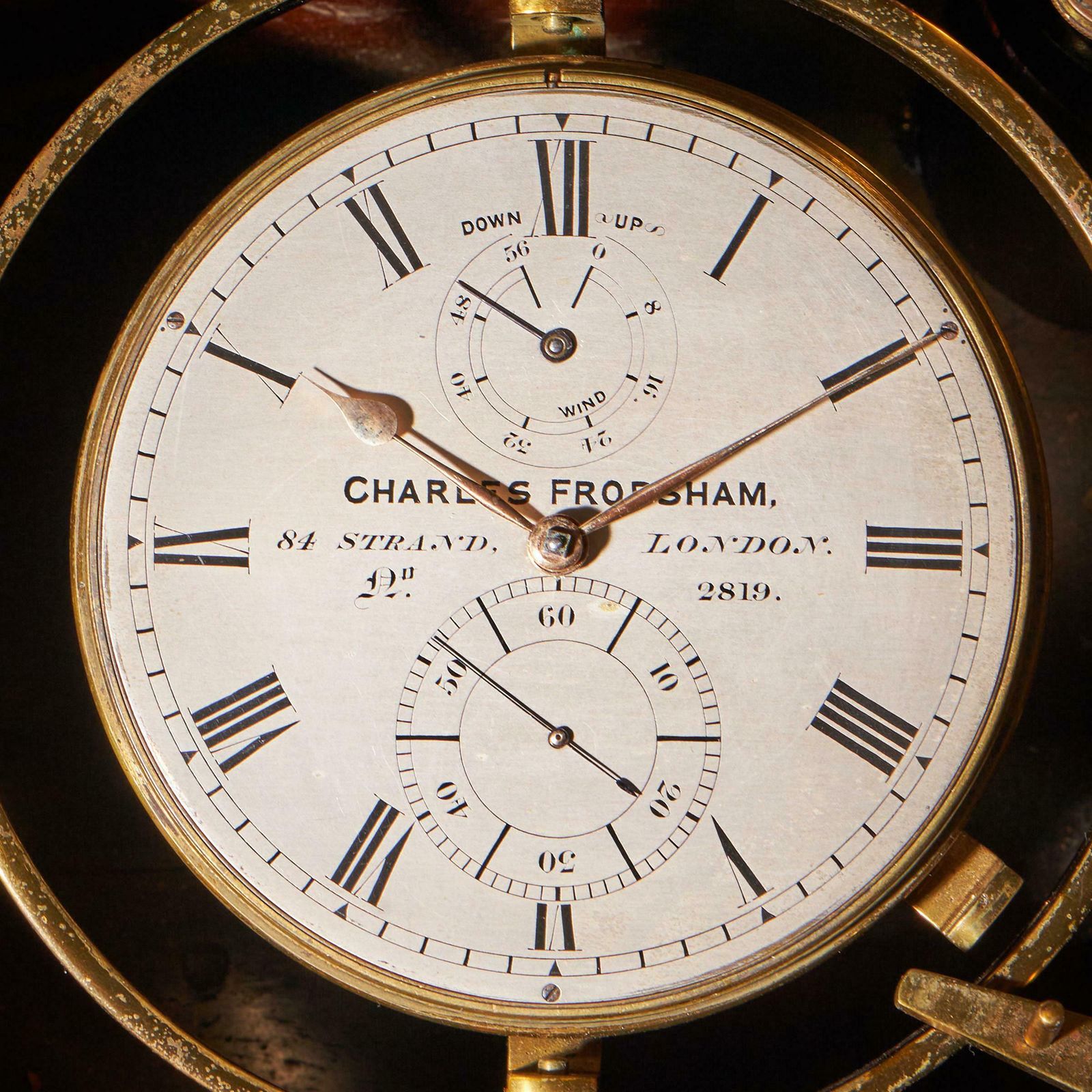 Home Decor Fine Two Day Marine Chronometer Signed Charles Frodsham photo