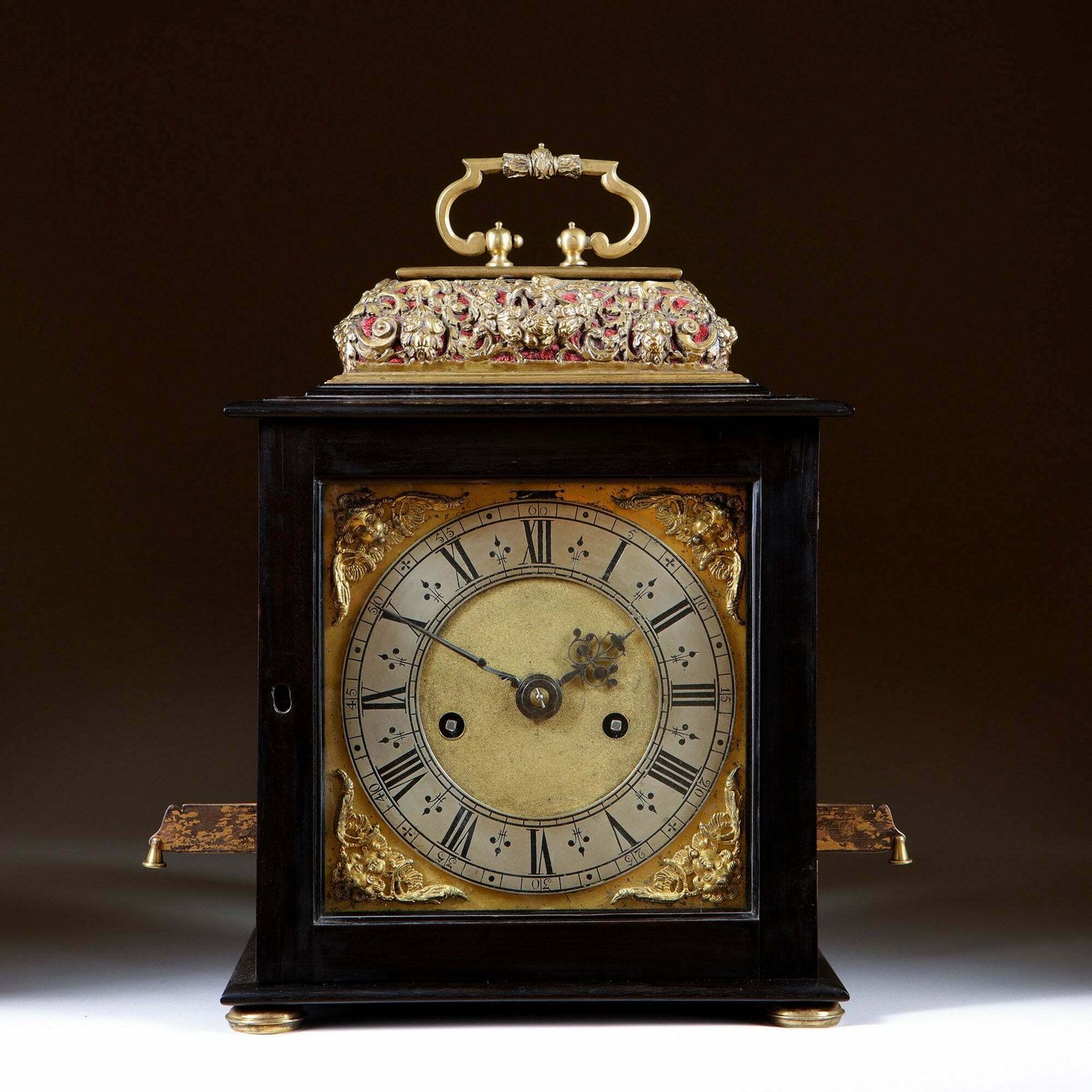 A Rare And Important Charles II 17th Century Table Clock By Henry Jones