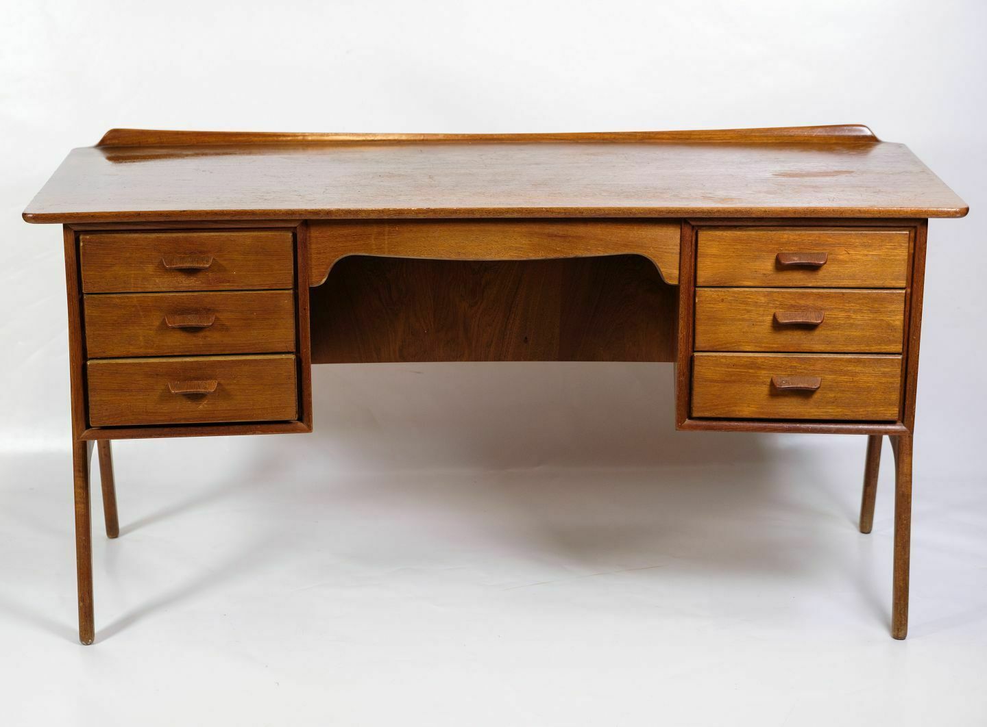 Desk In Teak Wood By Svend Aage Madsen For Sigurd Hansen From 1960s