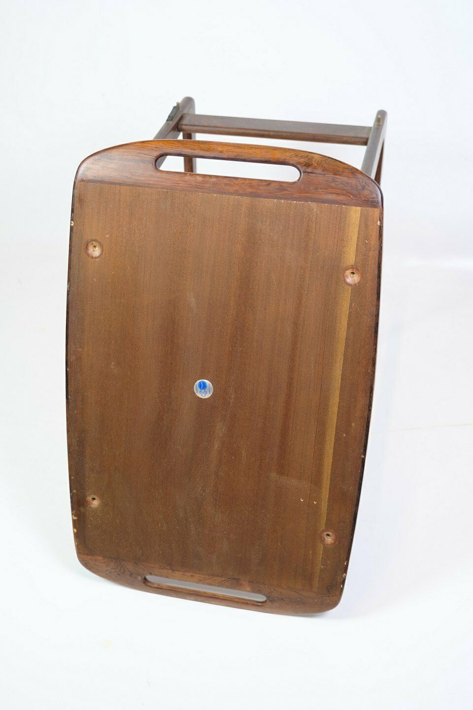 photo furniture Serving Trolley In Rosewood With Wicker By Johannes Andersen For Cfc Silkeborg From 1950s