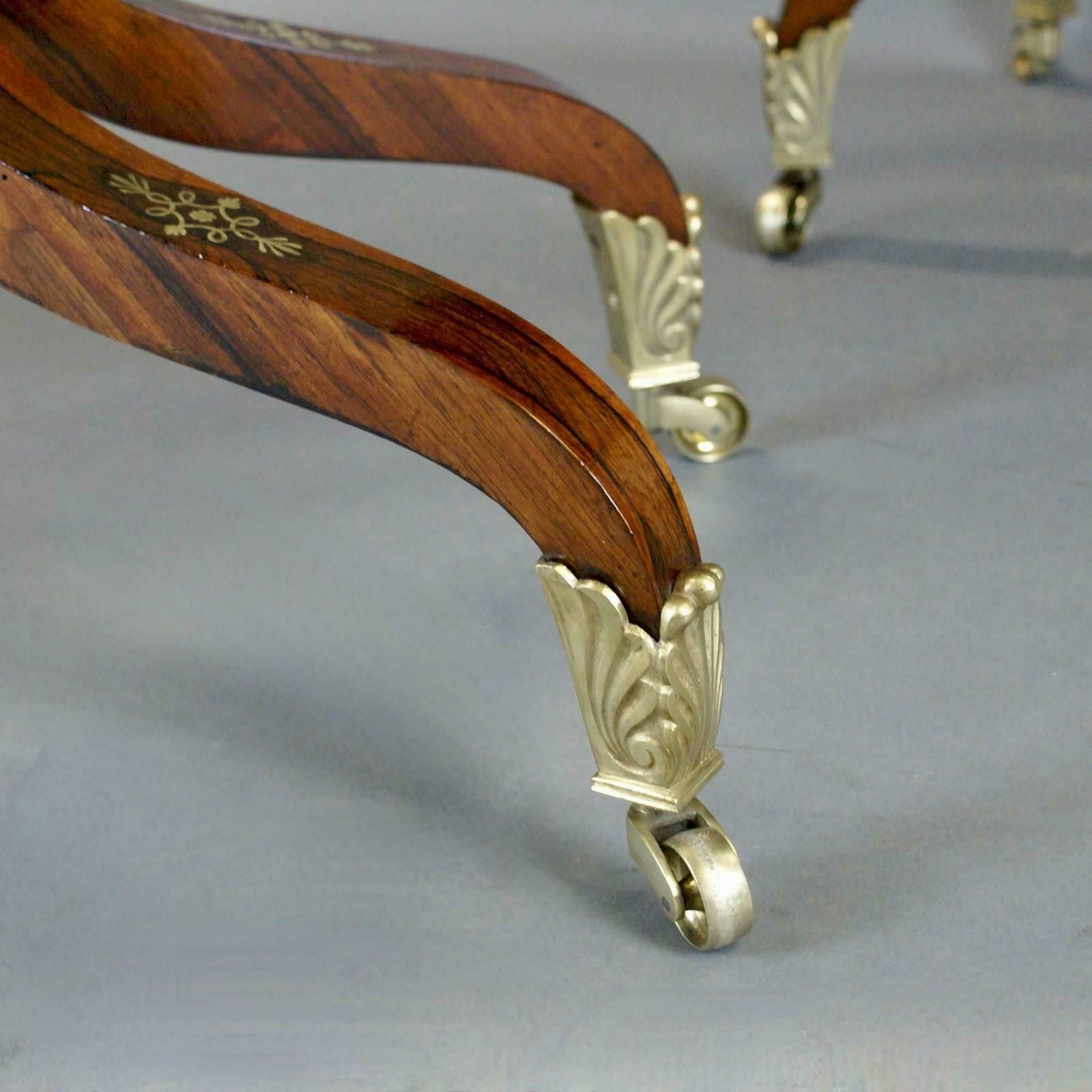 A Fine Pair Regency Rosewood Card Tables Attributed To George Oakley photo vinterior