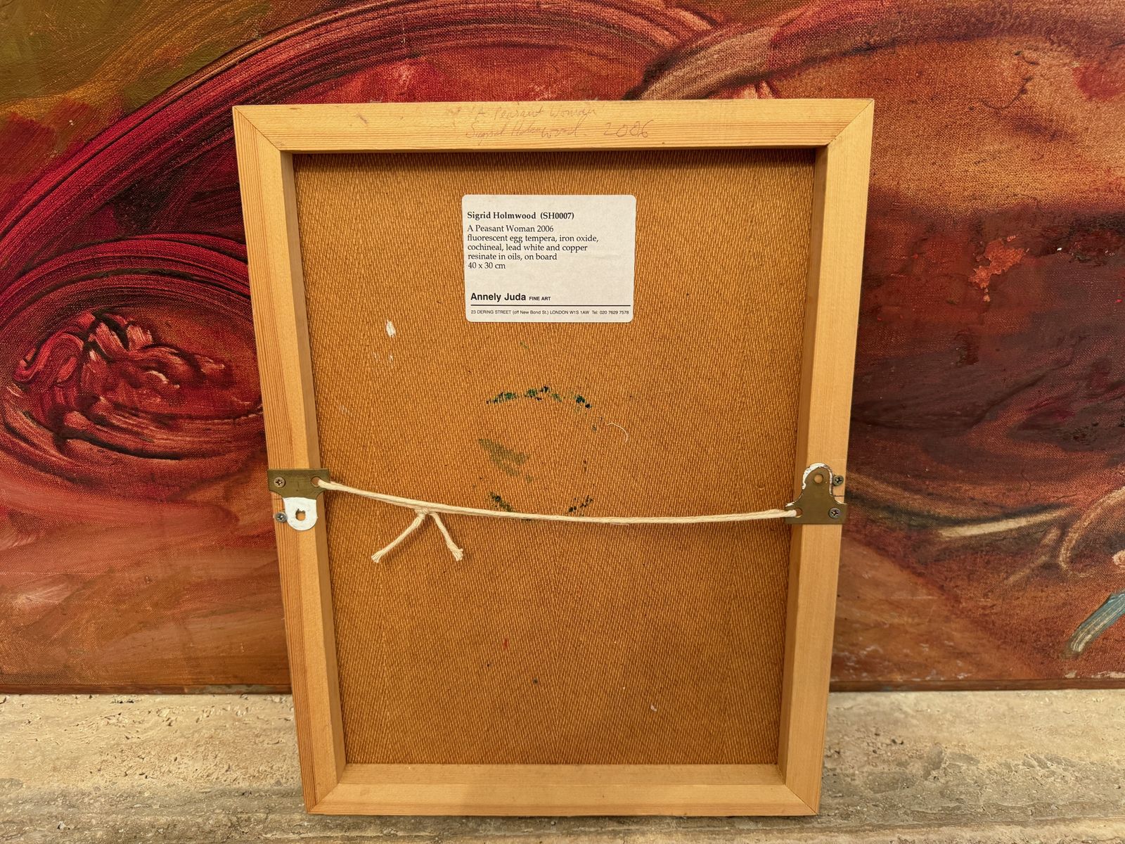 photo furniture "Peasant Woman" Tempura Painting By Sigrid Holmwood