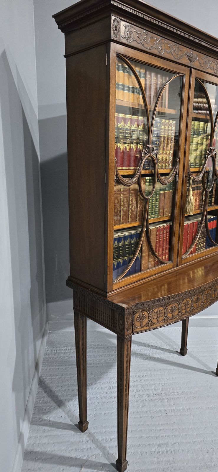 Top Quality Adams Mahogany Bookcase On Stand photo buy