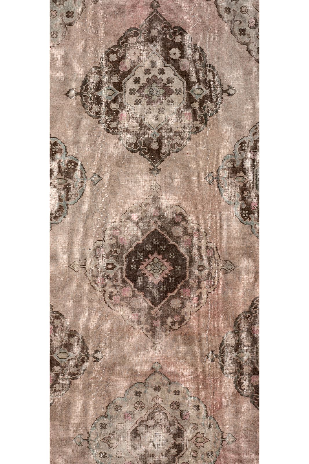 1960s Turkish Oushak Extra Long And Wide Runner   Stair Tread 2'8'' X 24'' photo vinterior