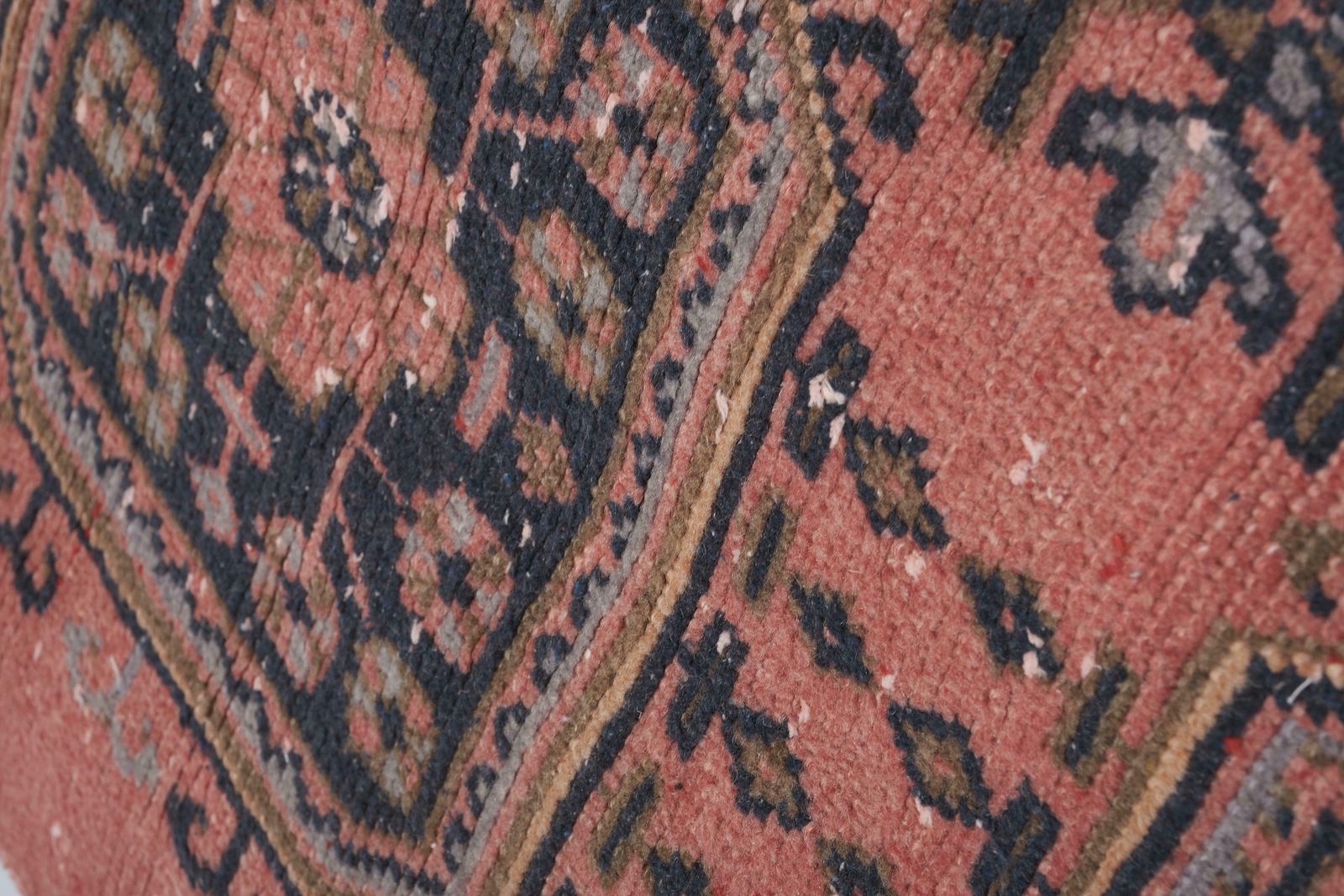 photo furniture 1960s Turkish Hand Knotted Vintage Long Runner Rug   Stair Carpet 2'6'' X 21'9''