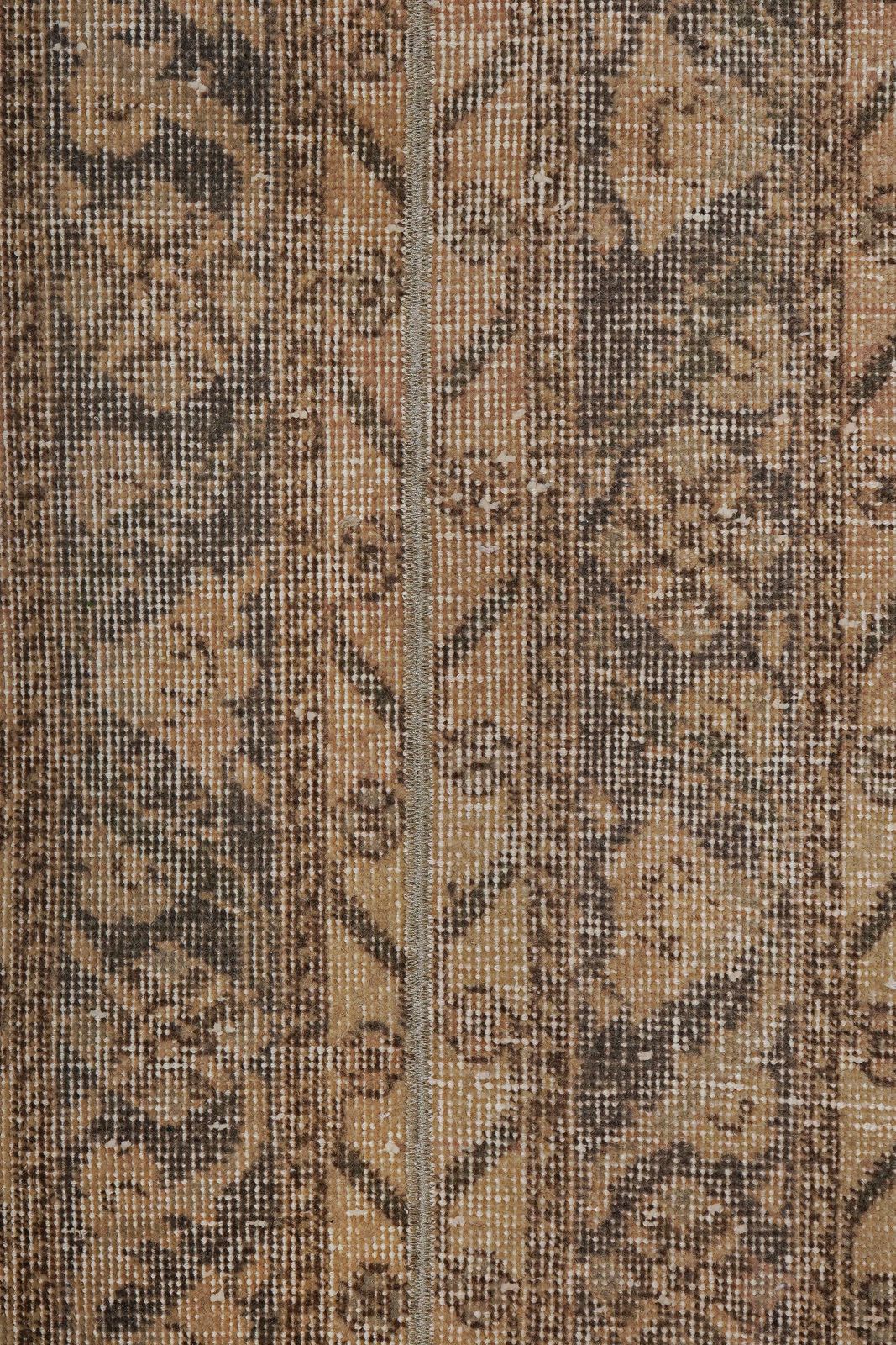 1960s Turkish Oushak Extra Long And Wide Runner   Stair Tread 1'3'' X 23'3'' photo for sale