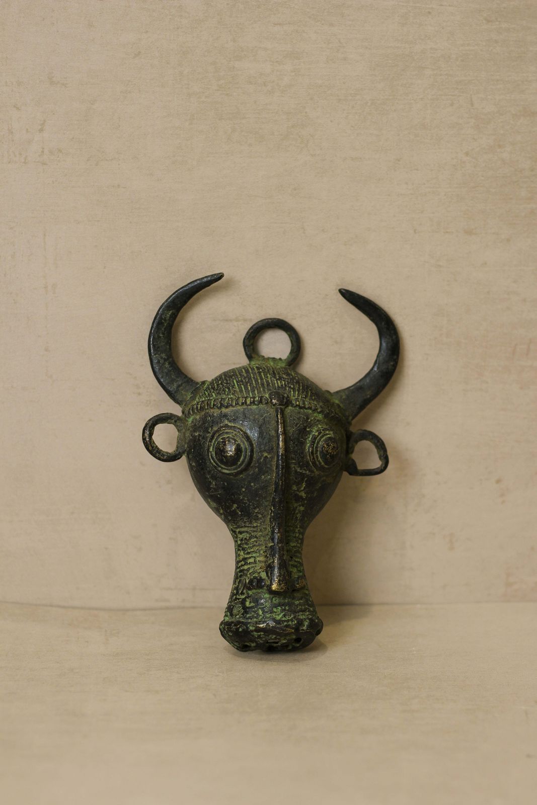 Benin Bronze Ox   78.1, African