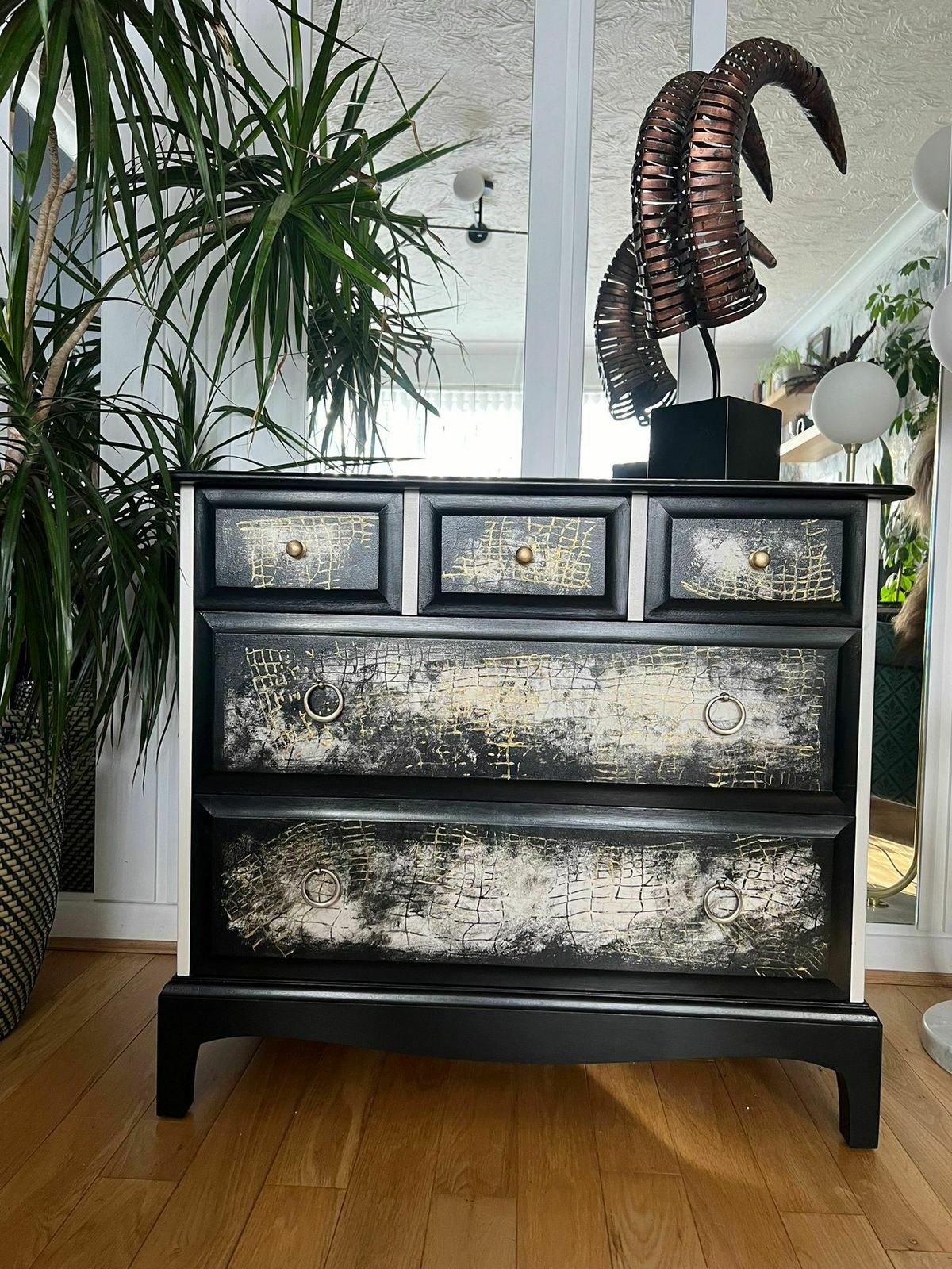 photo for sale 2 Stag Minstrel 3 Over 2 Chest Of Drawers With Original Handles