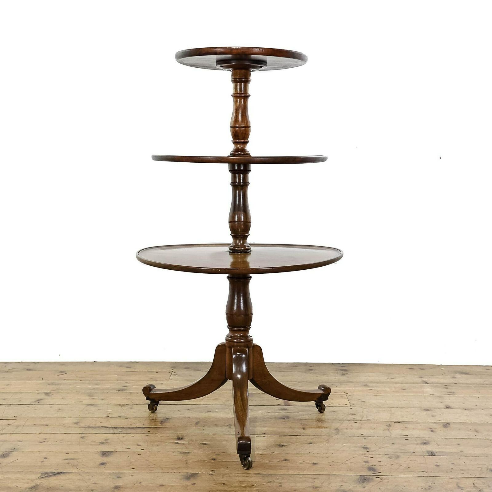 Antique Victorian Mahogany Dumb Waiter Stand photo Furniture
