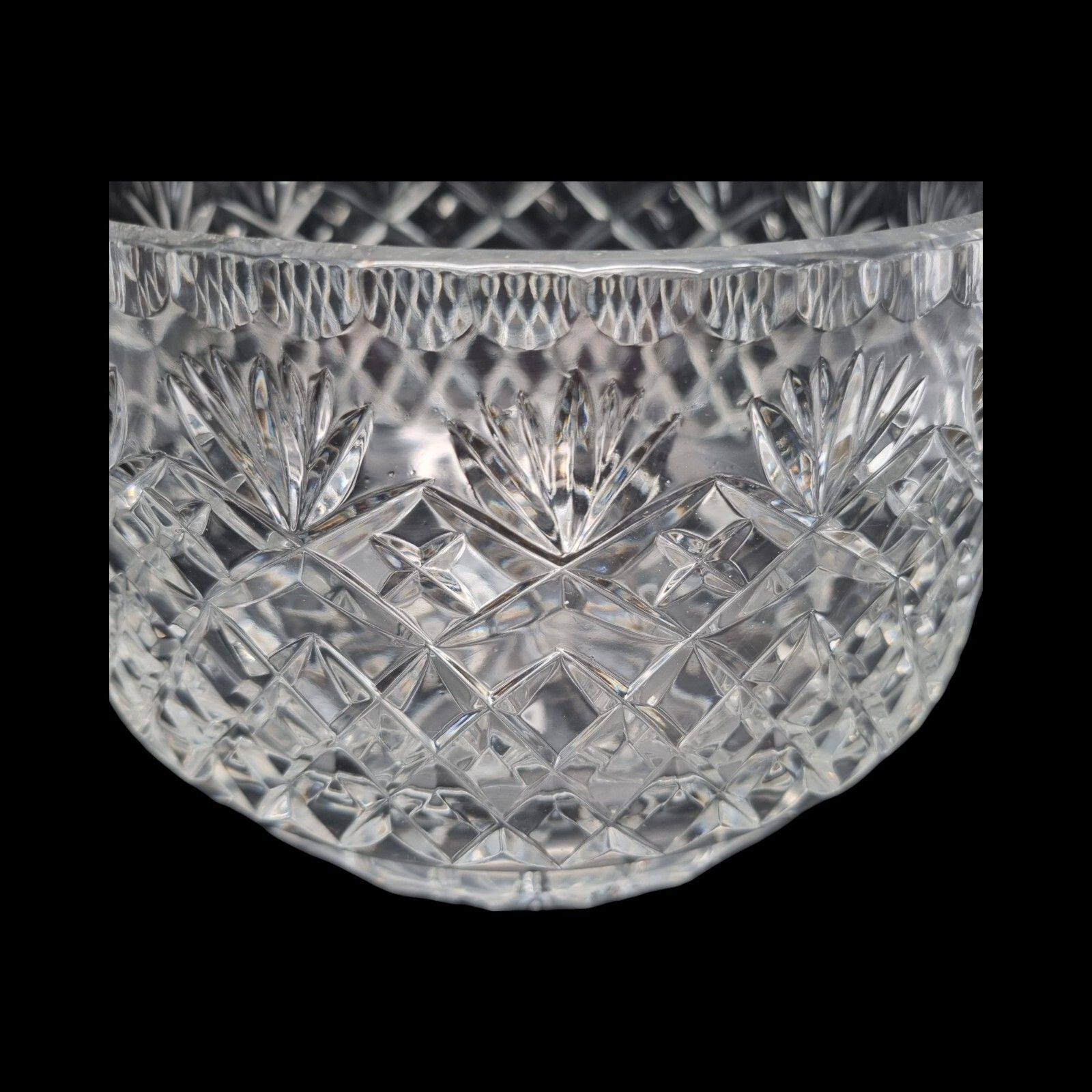 Vintage Waterford Cut Crystal Glass Bowl Fruit Dessert Bowl photo 50.0