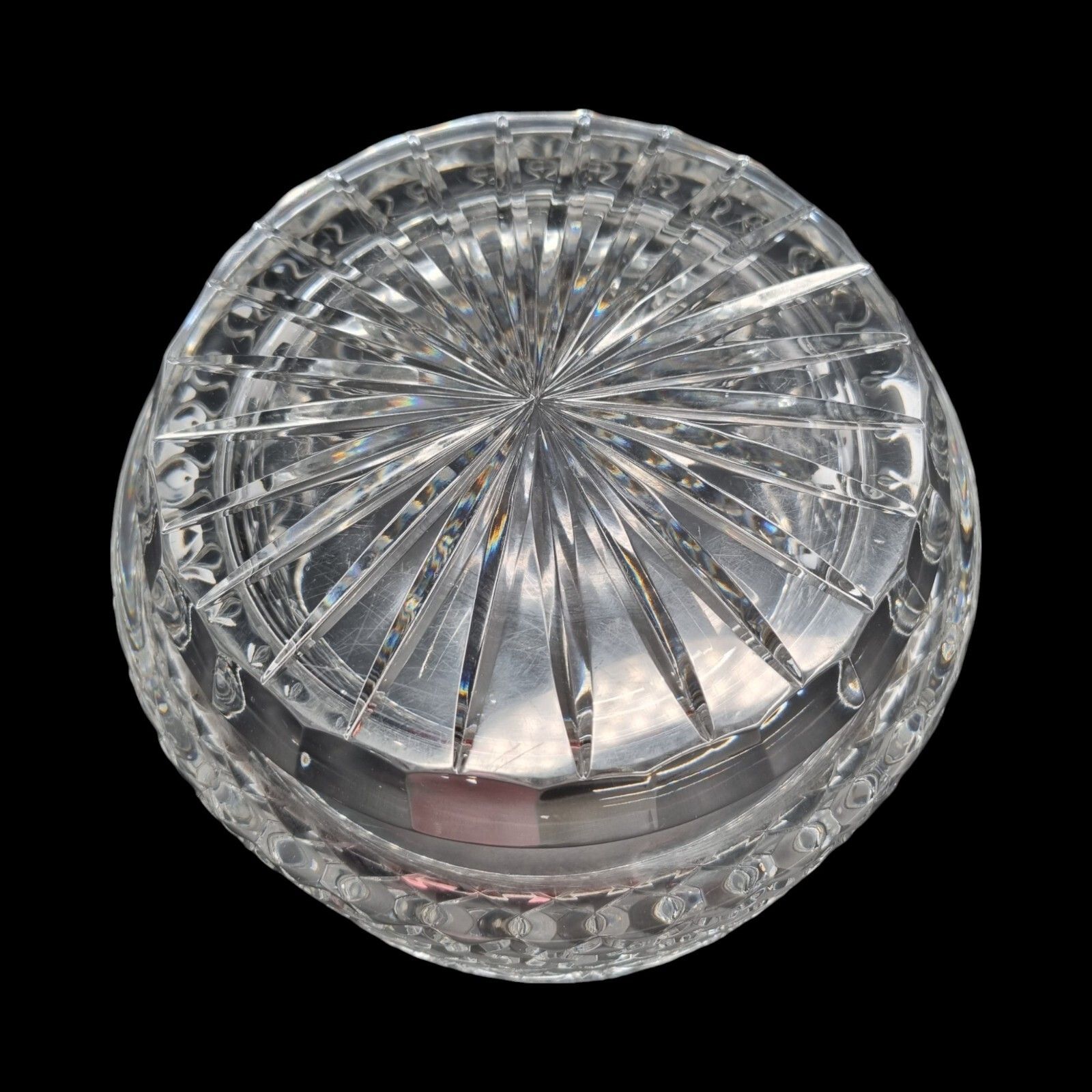 Vintage Waterford Cut Crystal Glass Bowl Fruit Dessert Bowl photo buy