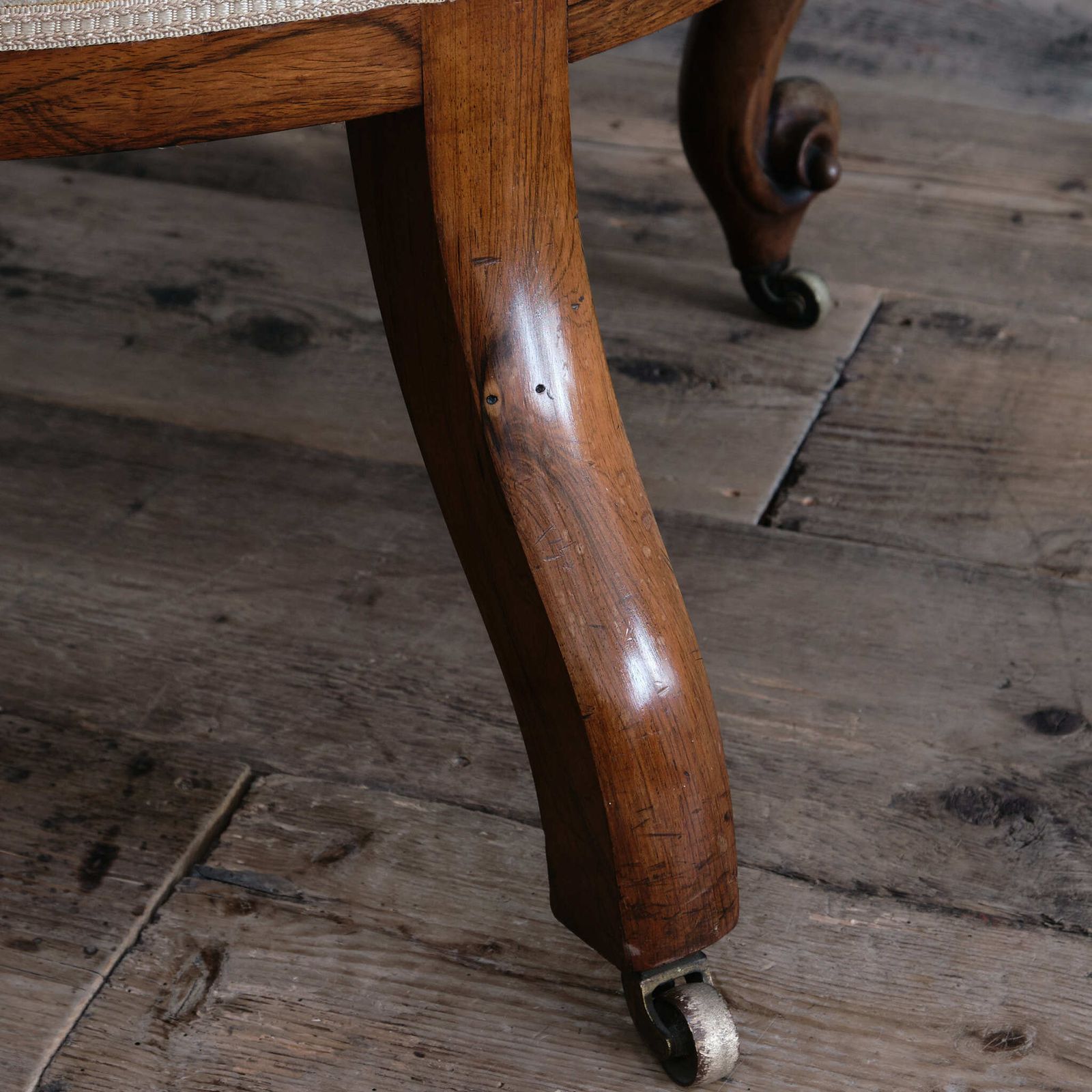 995.0 19th Century Carved Rosewood Armchair photo
