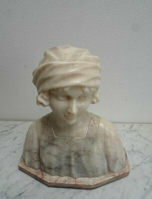 Early 20th Century Italian Marble Bust Of A Child photo furniture
