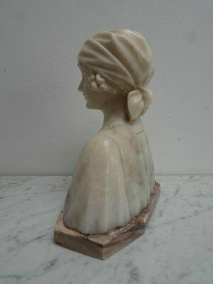 Early 20th Century Italian Marble Bust Of A Child photo for sale