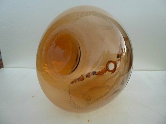 photo furniture Italian Art Glass Art Deco Murano With Cameo Etched Pattern Vase Attributed To Cappellin Vittorio Zecchin
