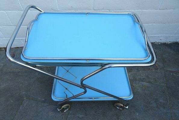 Trolley Bar Cart With Removeable Serving Tray From Torck, Belgium, 1960s photo buy