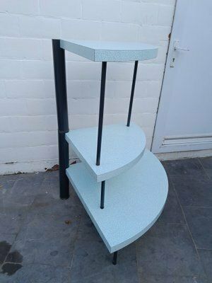 Side Tables In Bacterio Laminate In The Style Of Ettore Sottssas, 1980s, Set Of 2 photo for sale