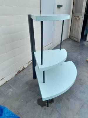 Side Tables In Bacterio Laminate In The Style Of Ettore Sottssas, 1980s, Set Of 2 photo Furniture
