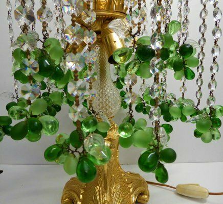 Waterfall Murano Table Lamp In Glass And Bronze, 1970s photo 994.0