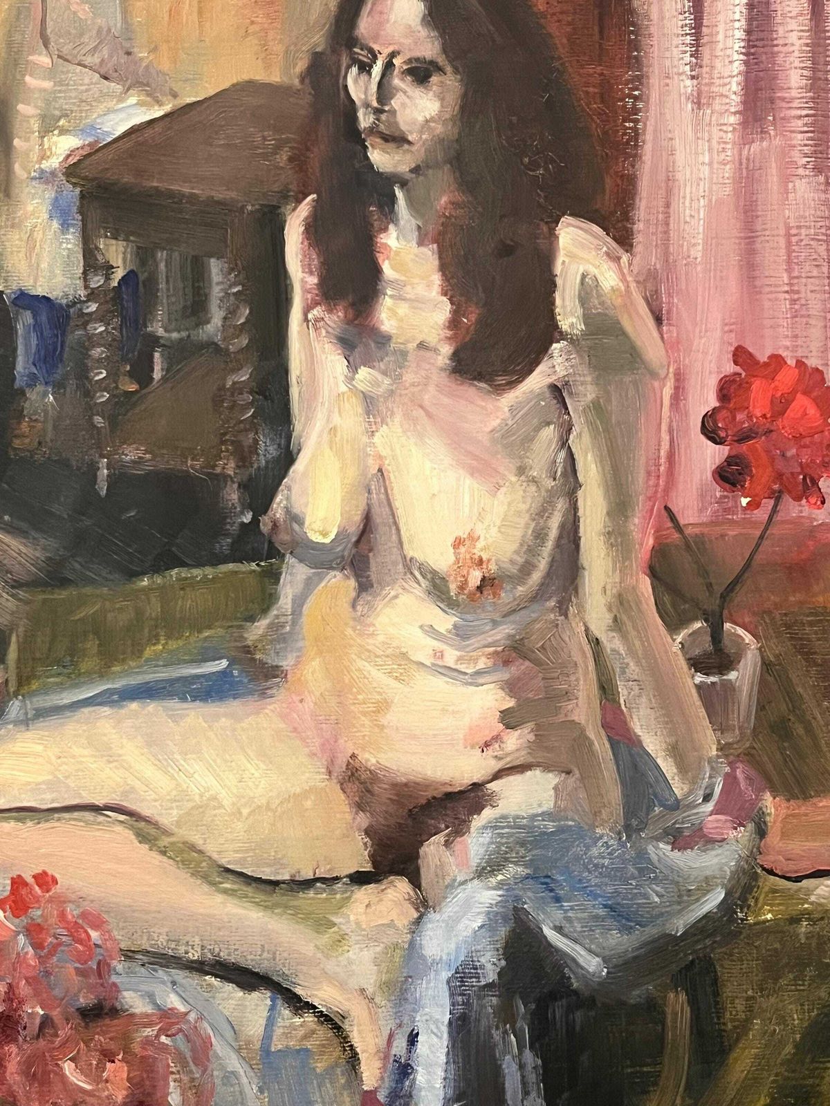 Jack Gray Framed Figure Oil Painting photo vinterior