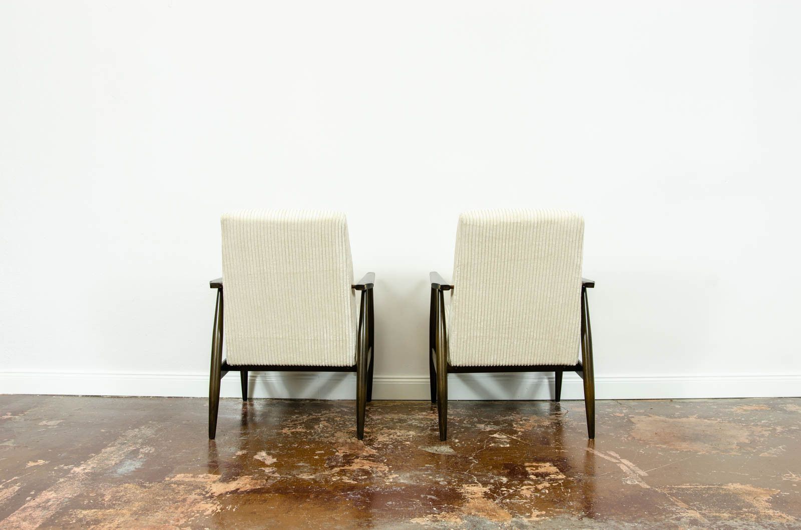 photo buy Pair Of Vintage Armchairs By H. Lis, Poland, 1960's