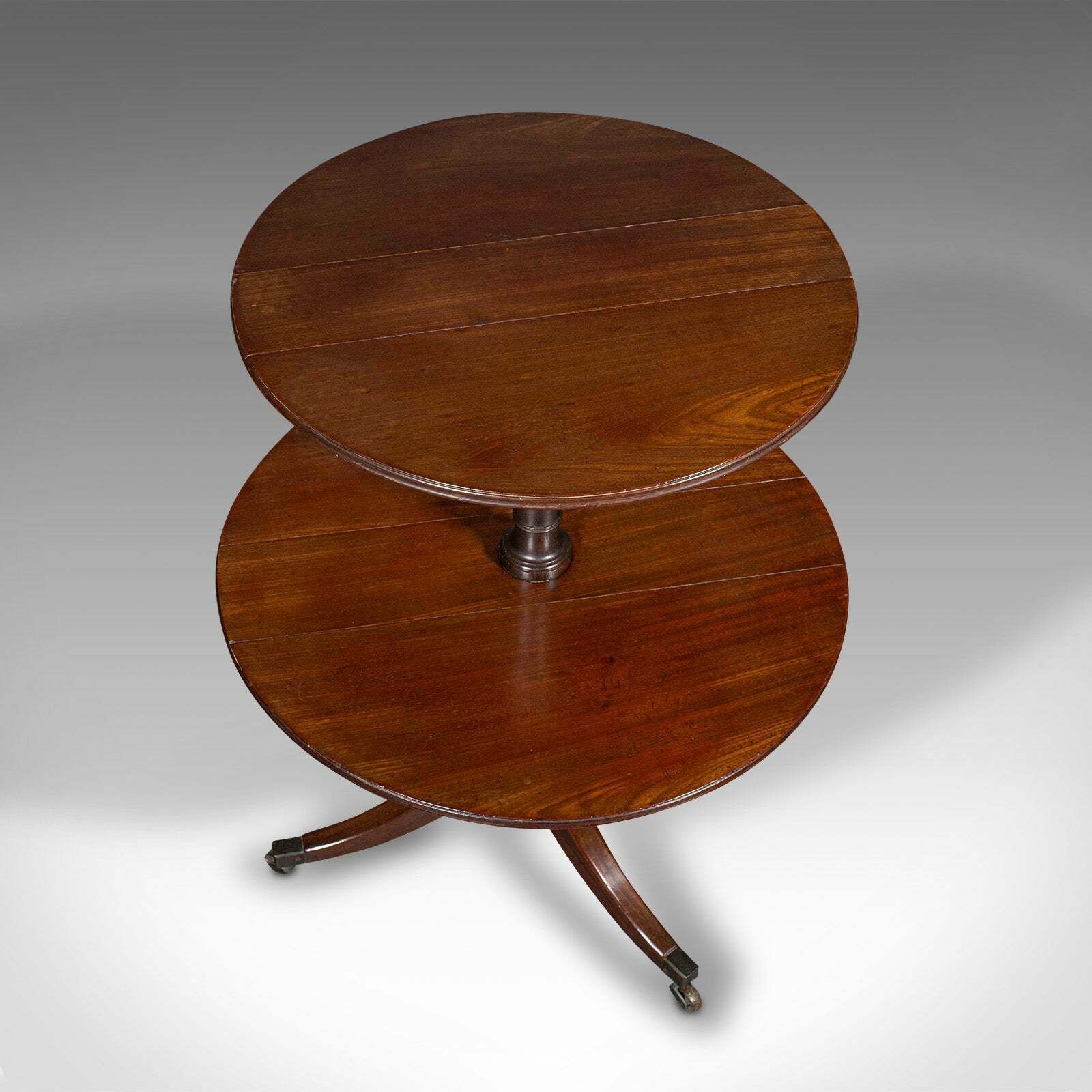 Antique Folding Dumb Waiter, English, Two Tier Serving Stand, Georgian, C.1800 photo buy