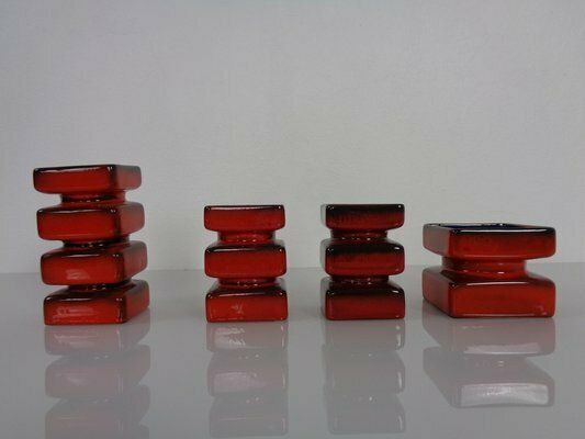 Ceramic Vases By Cari Zalloni For Steuler Keramik, 1970s, Set Of 4