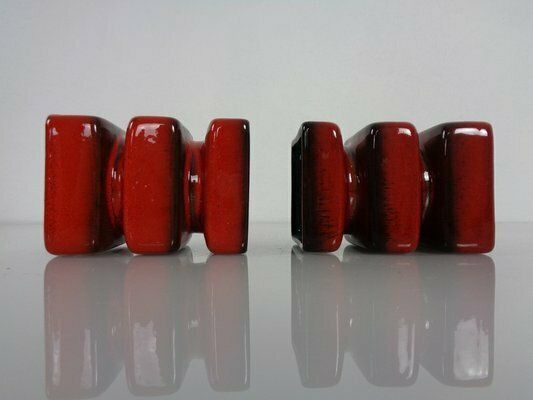 photo vinterior Ceramic Vases By Cari Zalloni For Steuler Keramik, 1970s, Set Of 4