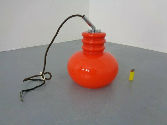 Lighting Glass Ceiling Lamp From Peill & Putzler, 1960s photo