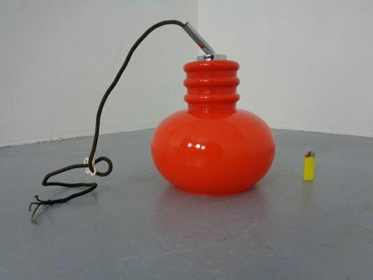 373.0 Glass Ceiling Lamp From Peill & Putzler, 1960s photo