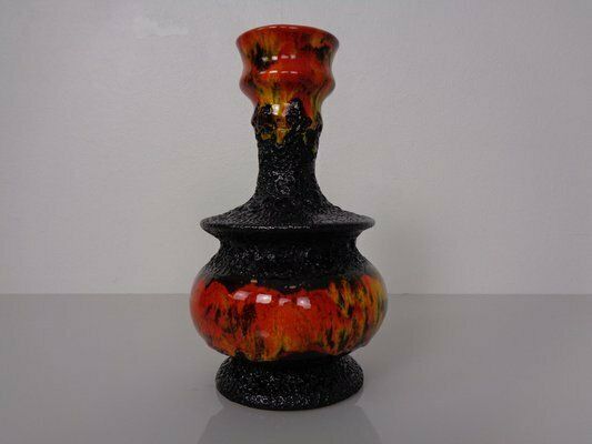 Pop Art Lava Ceramic Vase By Walter Gerhards, 1970s photo 225.0