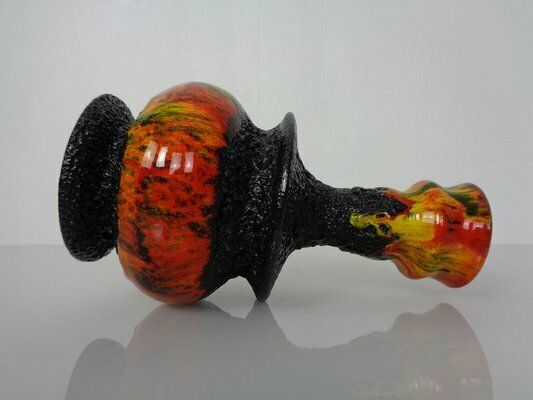 Pop Art Lava Ceramic Vase By Walter Gerhards, 1970s photo vintage