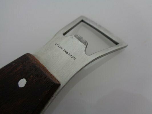 Fish Shaped Bottle Opener In Rosewood And Stainless Steel By Carl Auböck, 1960s photo vintage
