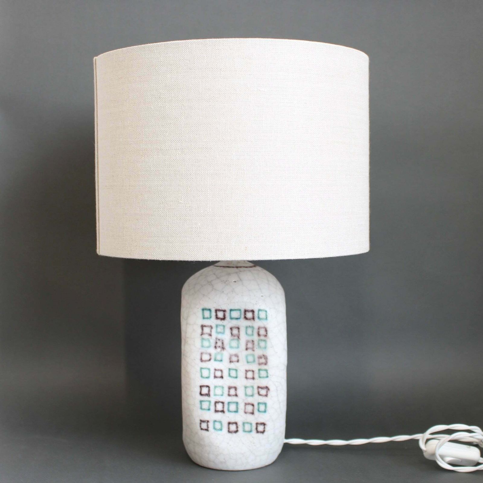 Vintage Italian Decorative Table Lamp By Guido Gambone (Circa 1950s)