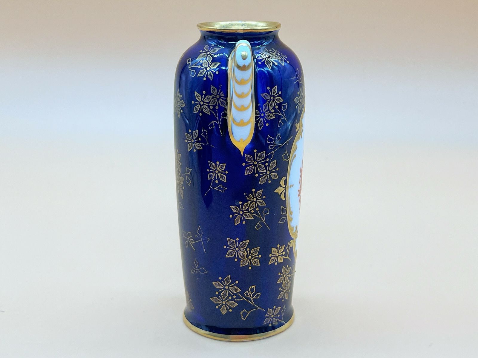 Antique Royal Doulton China Robert Allen Studio Design Small Vase. C1880 1920. photo for sale