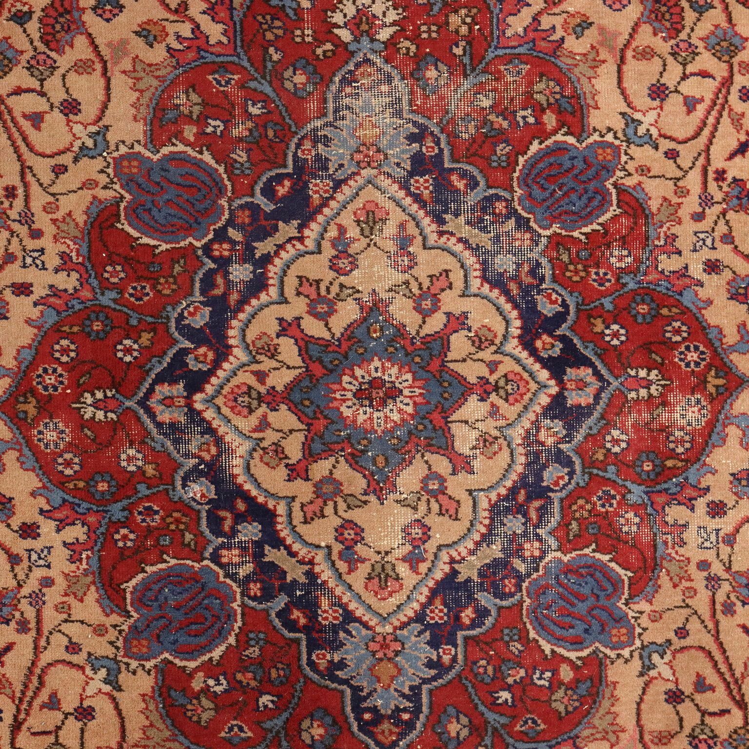 Antique Esparta Carpet Wool Heavy Knot Turkey 128 X 90 In photo for sale