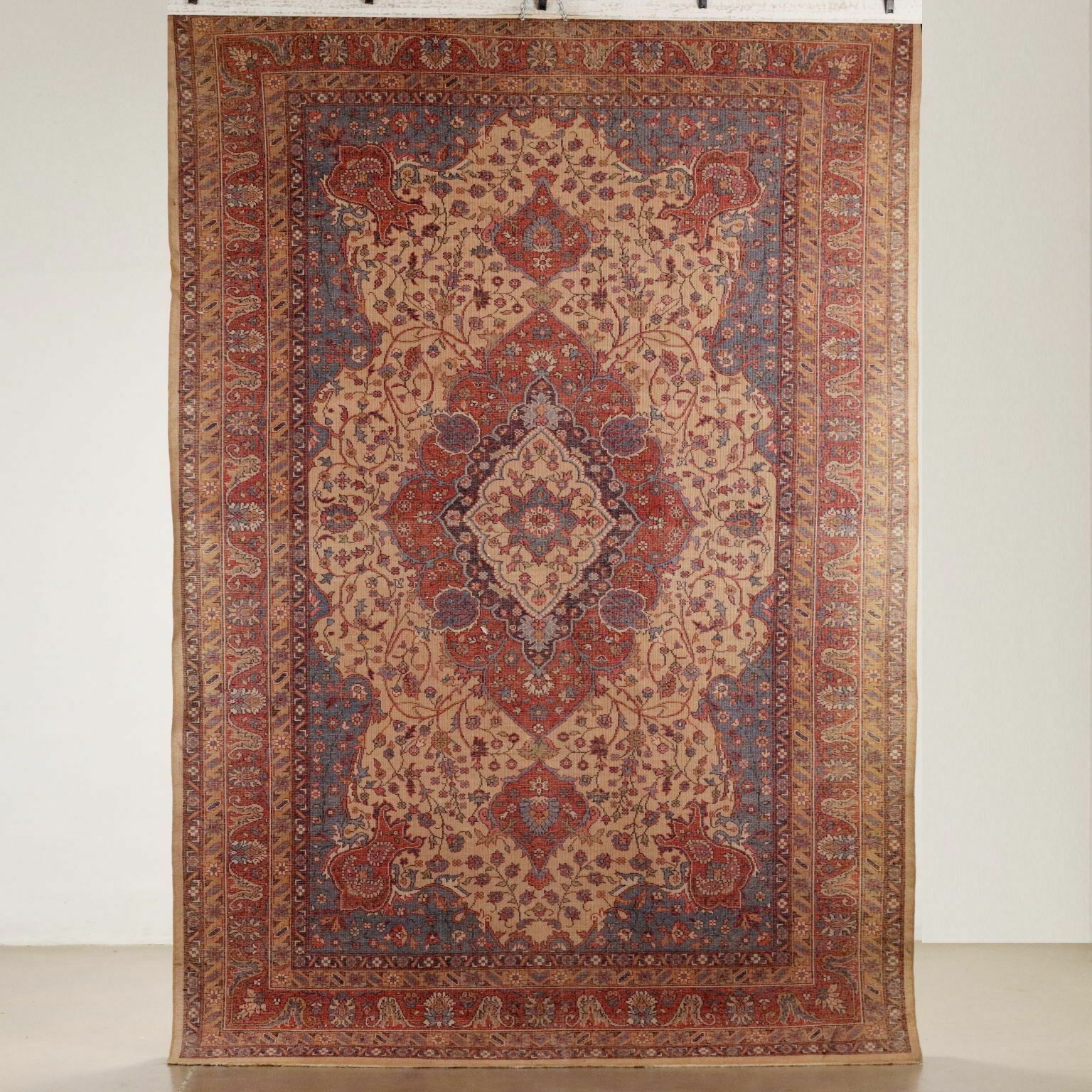 Antique Esparta Carpet Wool Heavy Knot Turkey 128 X 90 In photo vintage