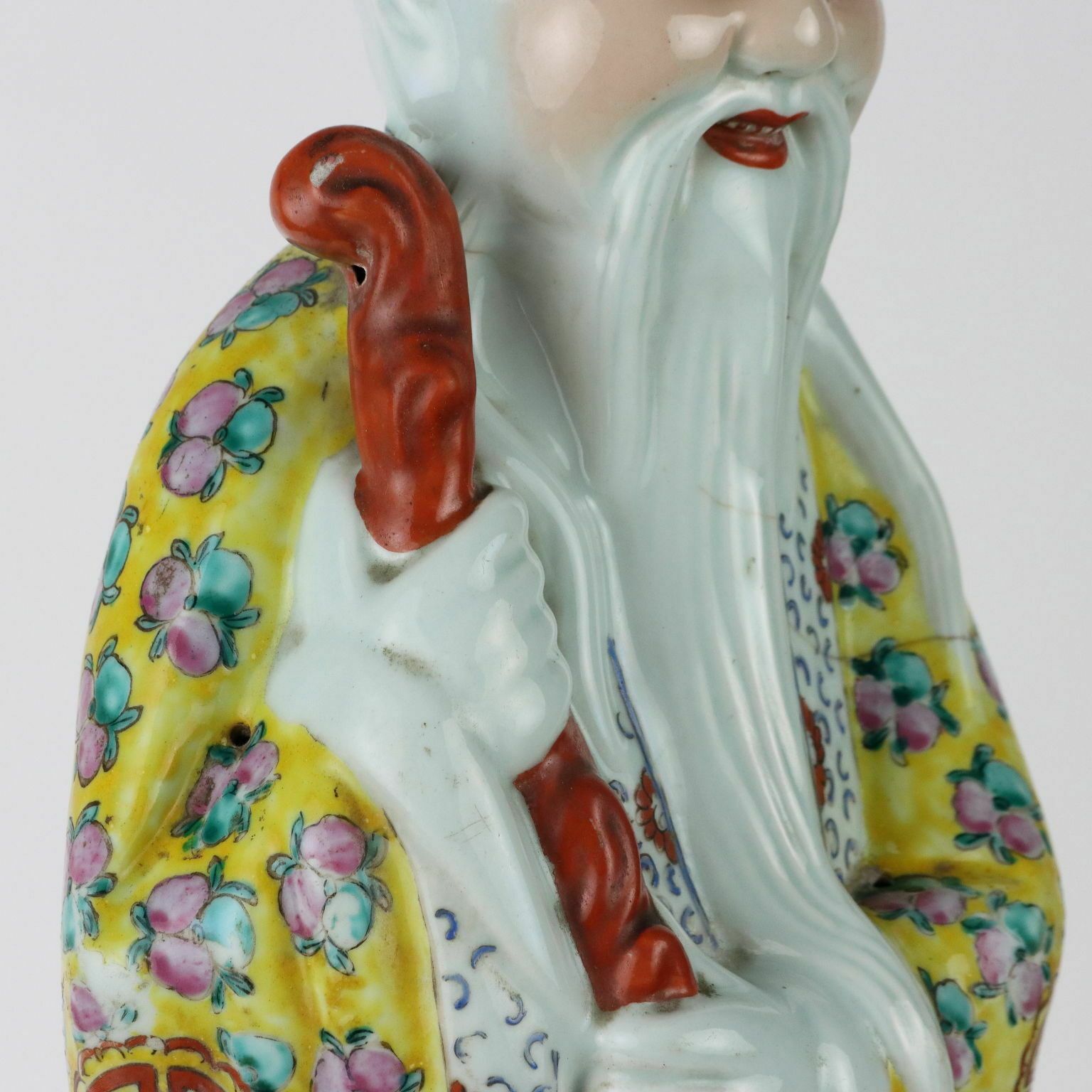 Antique Figurine Immortal Subject Porcelain China 1925 photo Art